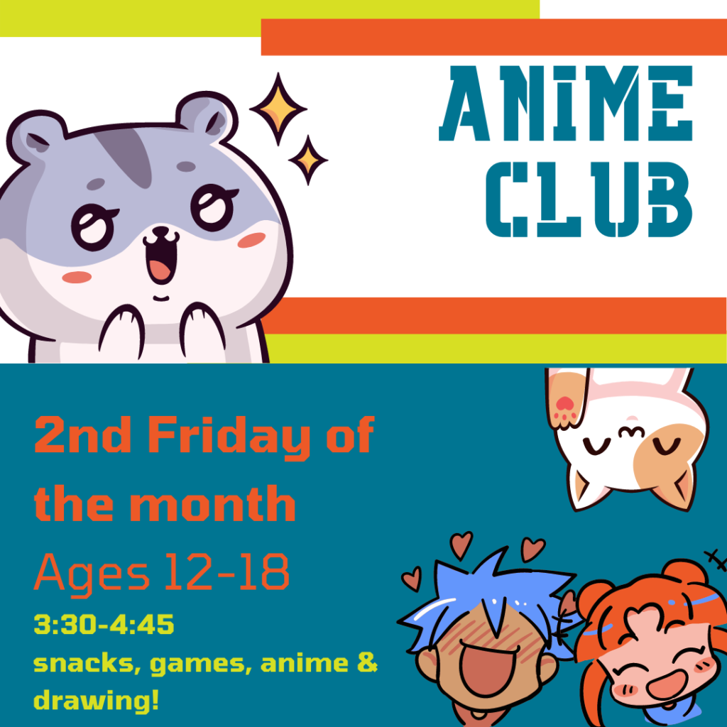 Anime Manga Club – Peru Public Library, Peru, Illinois