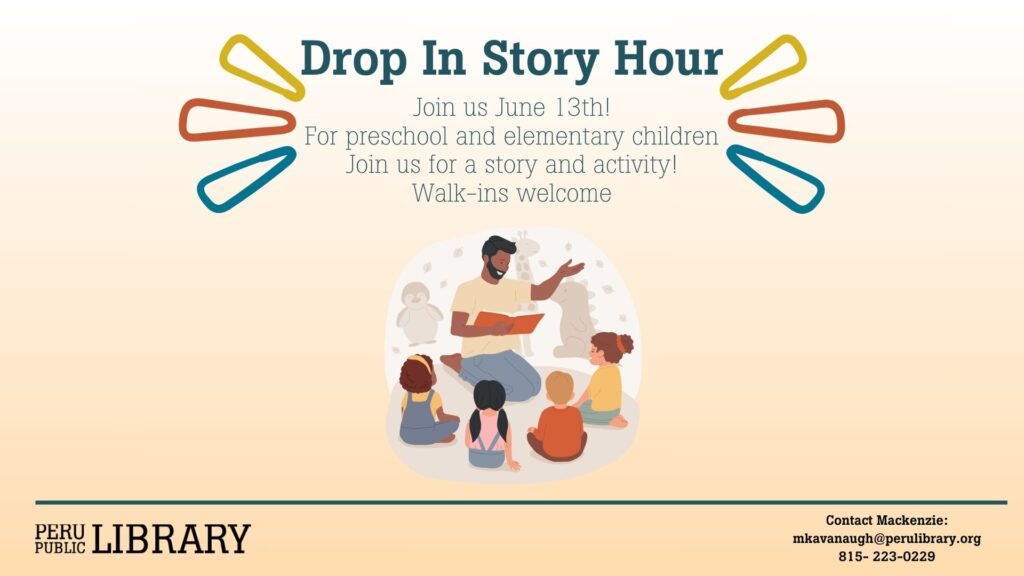 13- Drop in story hour TV